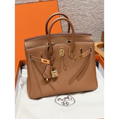 Gold Togo Birkin 25 Gold Hardware