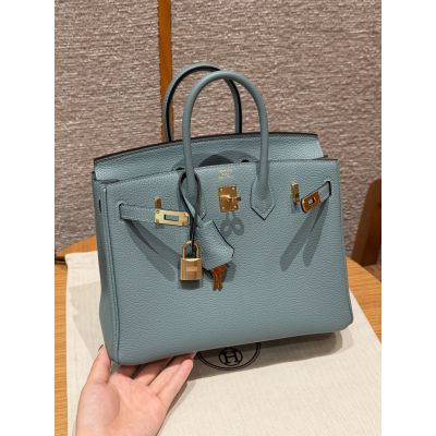 Ciel Togo Birkin 25 Gold Hardware