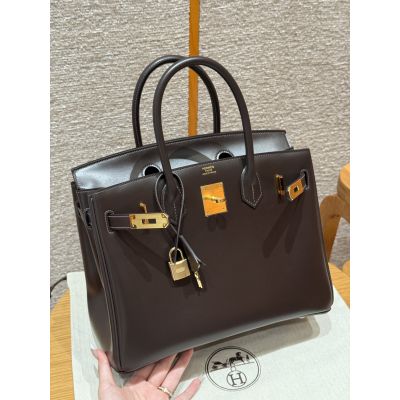 Chocolate Box Birkin 30 Gold Hardware
