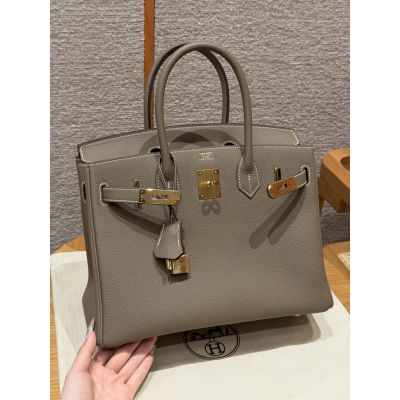 Etoupe Togo Birkin 30 Gold Hardware