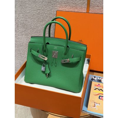 Bambou Togo Birkin 30 Palladium Hardware