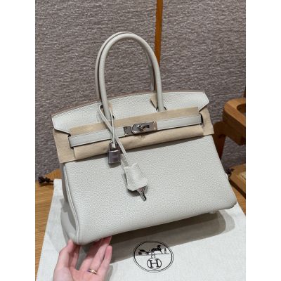 Beton Togo Birkin 30 Palladium Hardware 