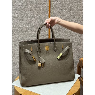 Etoupe Togo Birkin 40 Gold Hardware