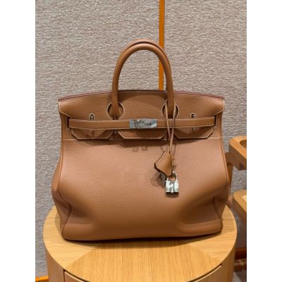 Gold Togo Coup de Soleil HAC Birkin 40 Palladium Hardware