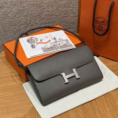 Gris Meyer Epsom Constance-To-Go Wallet Palladium Hardware