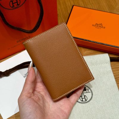 Gold  Epsom MC² Euclide Card Holder
