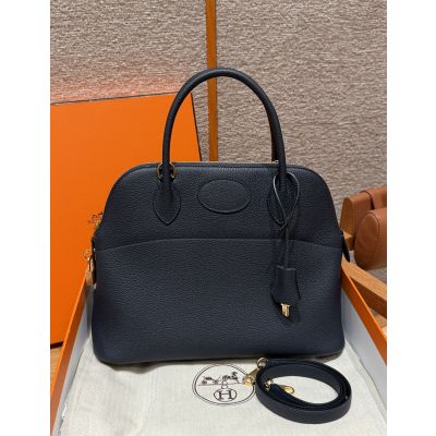 Blue Niut Togo Bolide 31 Gold Hardware