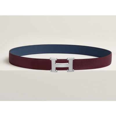  H buckle  Reversible Leather Belt 32mm