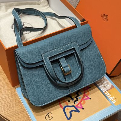 Blue Jean Clemence Halzan 25 Gold Hardware