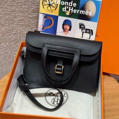 Black Clemence Halzan 25 Gold Hardware