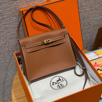 Gold Evercolor Kelly Danse II Gold Hardware