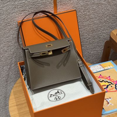 Etoupe Evercolor Kelly Danse II Gold Hardware