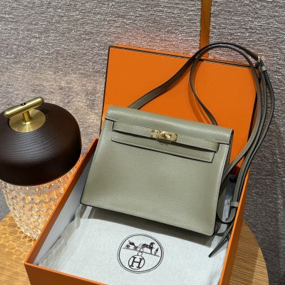 Beige Marfa Evercolor Kelly Danse II Gold Hardware