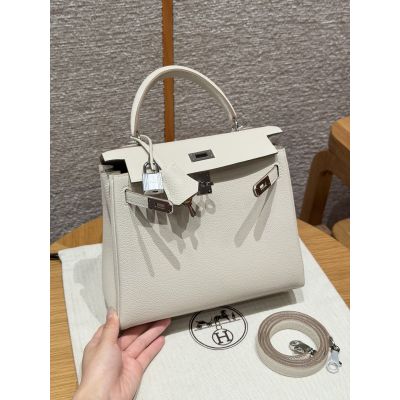 Craie Togo Kelly 25 Palladium Hardware