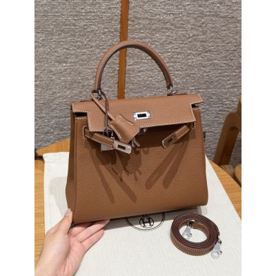 Gold Togo Kelly 25 Palladium Hardware