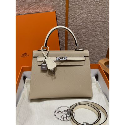 Trench Nata Epsom  Kelly 25 Palladium Hardware