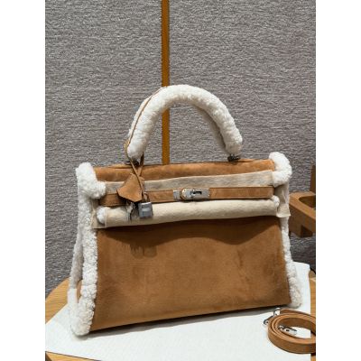 Gold Veau Grizzly and Shearling Teddy Kelly 35