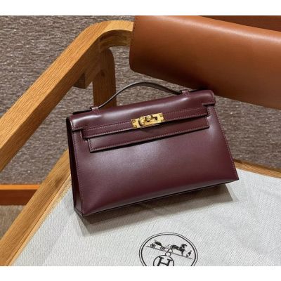 Rouge H Box Pochette GoldHardware