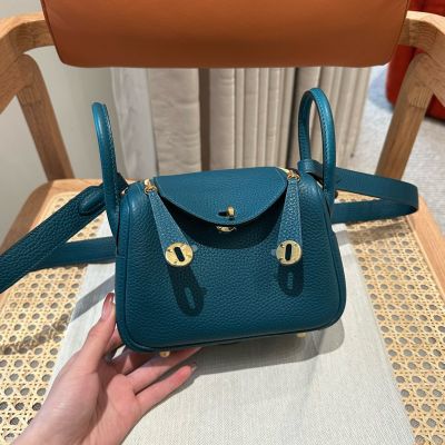 Bopshore Clemence Mini Lindy 20 Gold Hardware