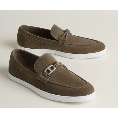 Hermes Suede Ignacio Mocassins,  Size 35-46