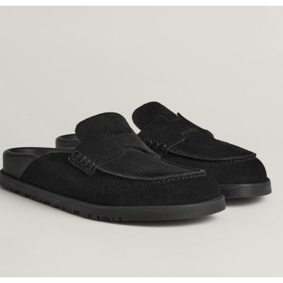 Hermes Suede Go Mule for Men and Women, Size 35-46