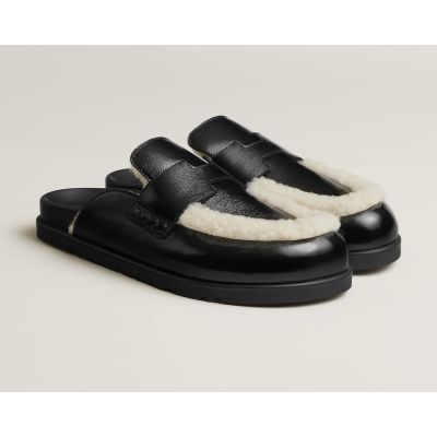 Hermes Suede Go Mule for Men and Women, Size 35-46