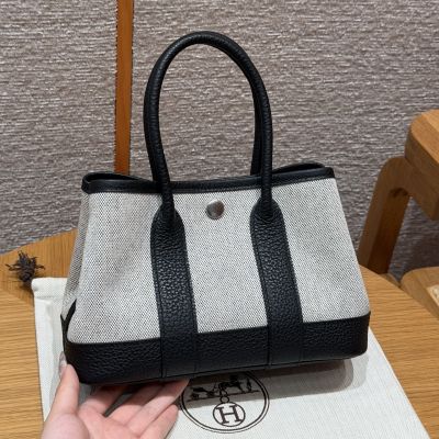 Black Negonda and Toile Garden Party 23 Palladium Hardware