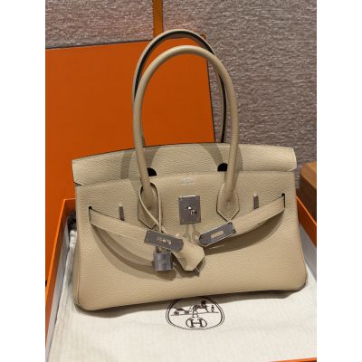 Trench Evercolor Shoulder Birkin 29 Palladium Hardware