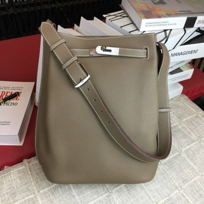 Etoupe Togo So Kelly 22 Palladium Hardware